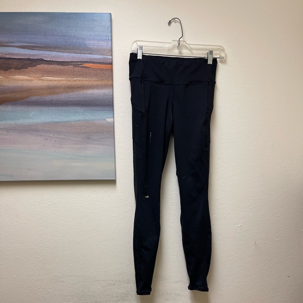 Athleta Trekkie Hiking Pants Women's Black Size S Activewear Y2K